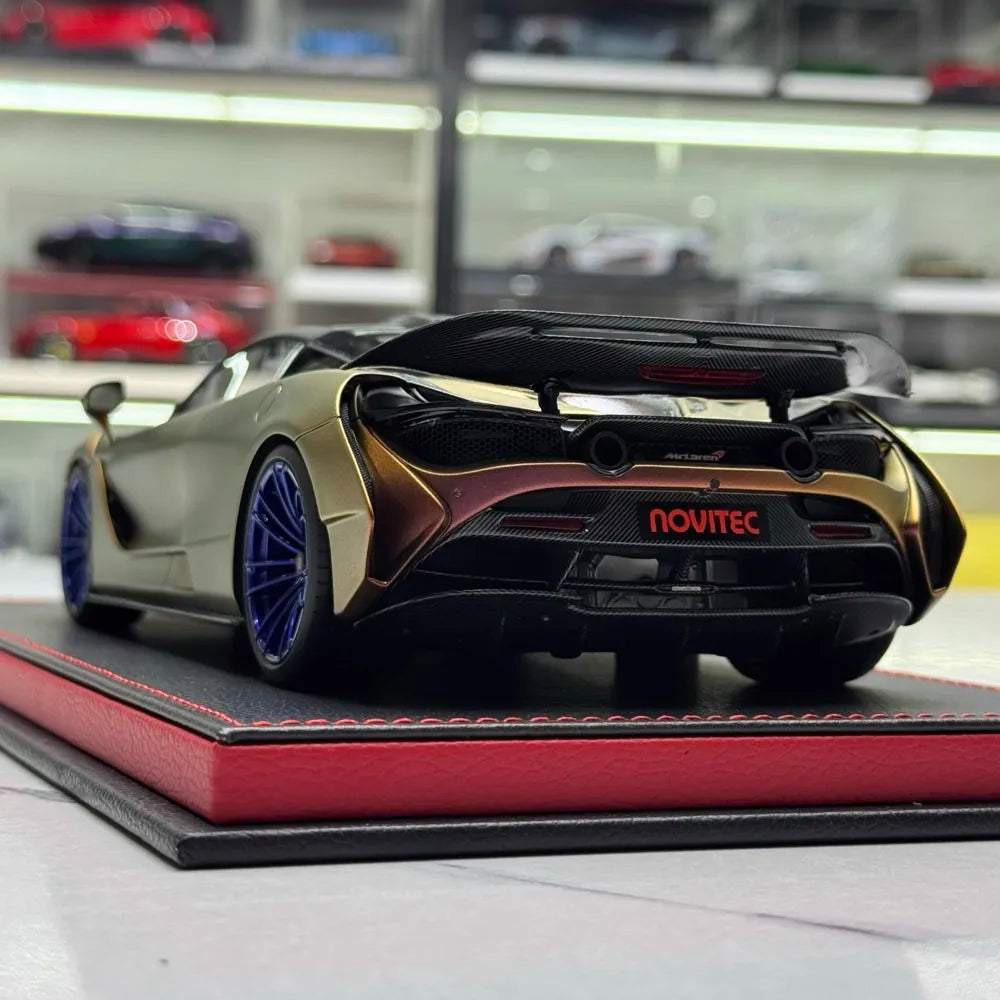 [Peako] 1:18 McLaren 2019 720S Novitec Gold Model Car Resin