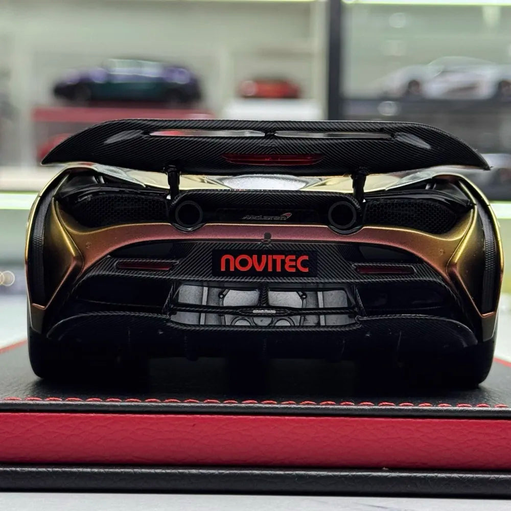 [Peako] 1:18 McLaren 2019 720S Novitec Gold Model Car Resin