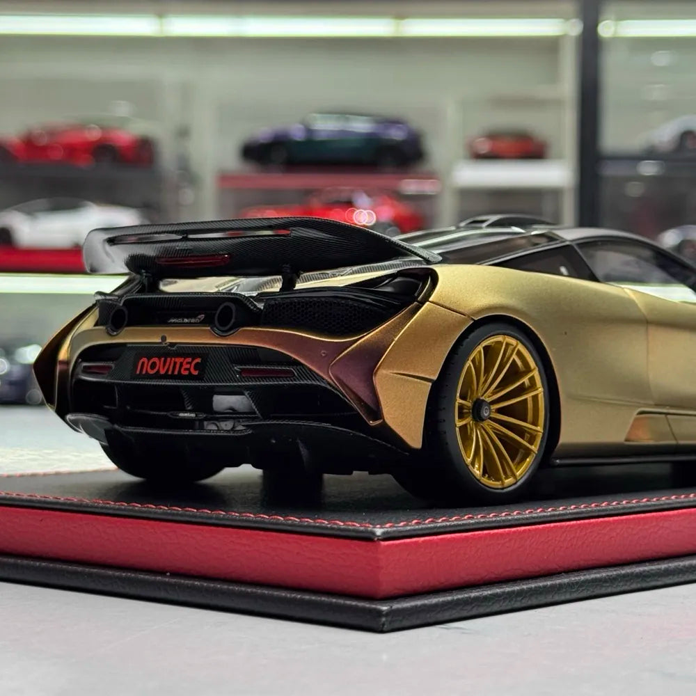 [Peako] 1:18 McLaren 2019 720S Novitec Gold Model Car Resin