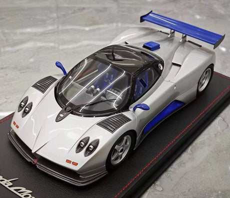 [Peako] 1:18 Pagani 2005 Zonda F Silver Model Car Resin