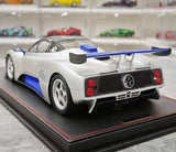 [Peako] 1:18 Pagani 2005 Zonda F Silver Model Car Resin