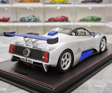 [Peako] 1:18 Pagani 2005 Zonda F Silver Model Car Resin