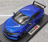 [POP RACE] Honda 1:18 2020 Mugen Civic FK8 Type R Blue Model Car Resin