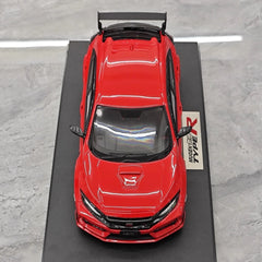 [POP RACE] Honda 1:18 2020 Mugen Civic FK8 Type R Red Model Car Resin