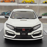 [POP RACE] Honda 1:18 2020 Mugen Civic FK8 Type R ホワイト モデルカー レジン