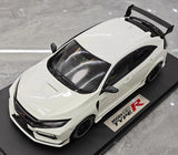 [POP RACE] Honda 1:18 2020 Mugen Civic FK8 Type R ホワイト モデルカー レジン