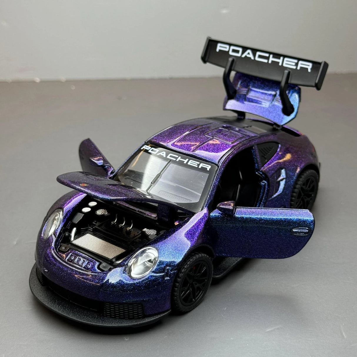 Porsche 2016 911 GT3 RS lila 1:32 – pressgjuten visningsmodell