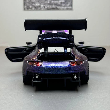 Porsche 2016 911 GT3 RS Purple 1:32 – Druckguss-Display-Modell in Druckguss