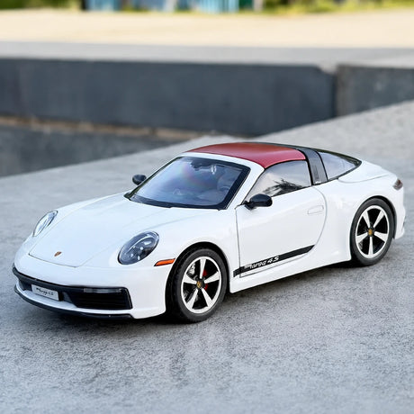 Porsche 2020 911 Carrera Cabriolet White 1:32 – Druckguss-Display-Modell in Druckguss