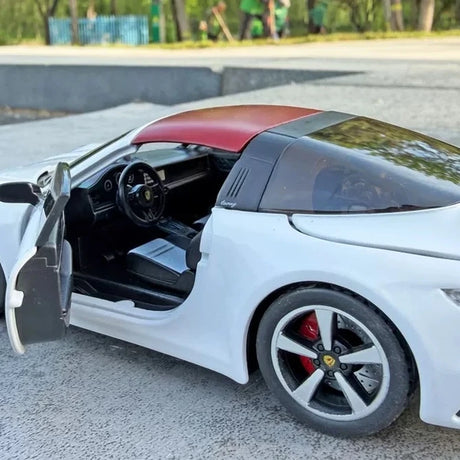Porsche 2020 911 Carrera Cabriolet White 1:32 – Druckguss-Display-Modell in Druckguss
