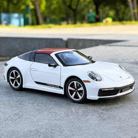 Porsche 2020 911 Carrera Cabriolet White 1:32 – Druckguss-Display-Modell in Druckguss