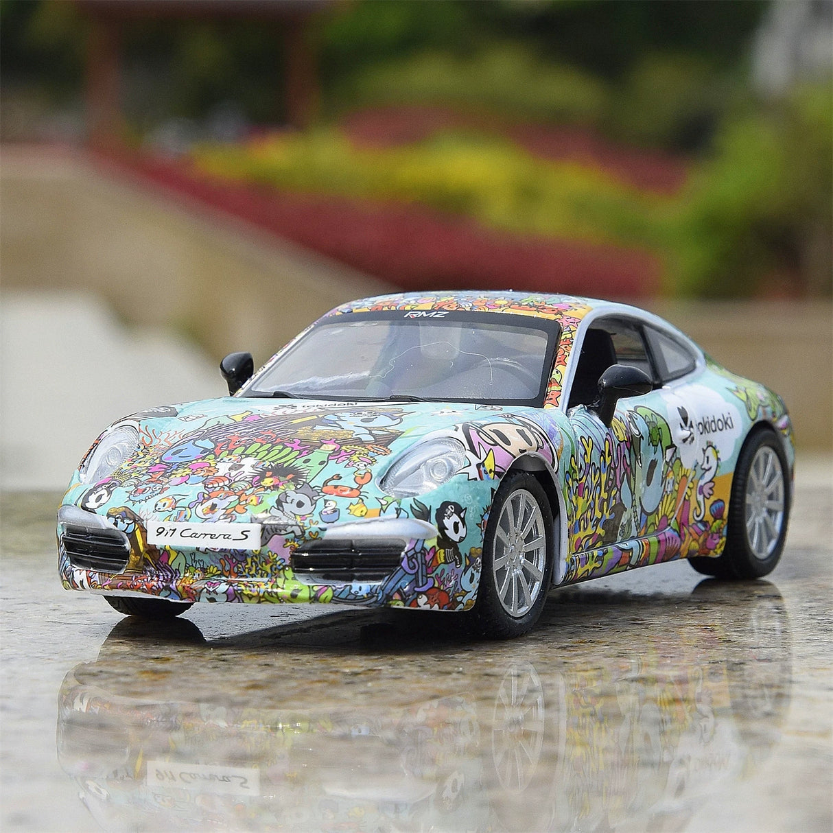 Porsche 2020 911 Carrera توكيدوكي طلاء حورية البحر 1:36 – نموذج عرض مصبوب، قالب