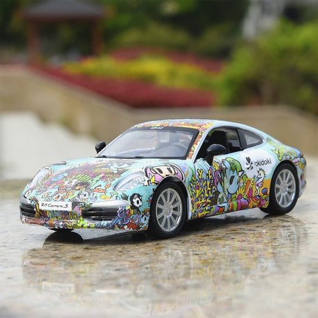 Porsche 2020 911 Carrera توكيدوكي طلاء حورية البحر 1:36 – نموذج عرض مصبوب، قالب