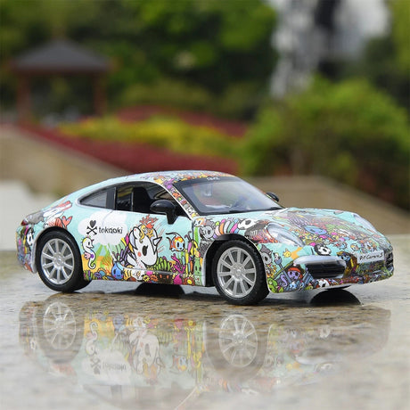 Porsche 2020 911 Carrera توكيدوكي طلاء حورية البحر 1:36 – نموذج عرض مصبوب، قالب