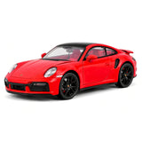 Porsche 2021 911 Turbo S rood 1:24 – diecast displaymodel