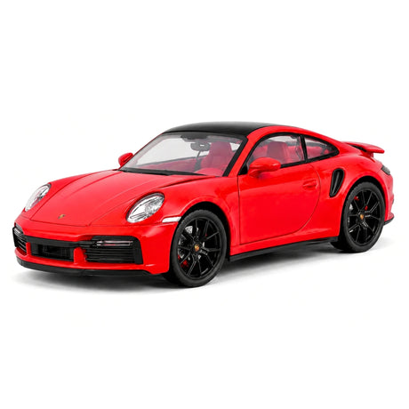 Porsche 2021 911 Turbo S rood 1:24 – diecast displaymodel
