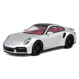 Porsche 2021 911 Turbo S zilver 1:24 – diecast displaymodel