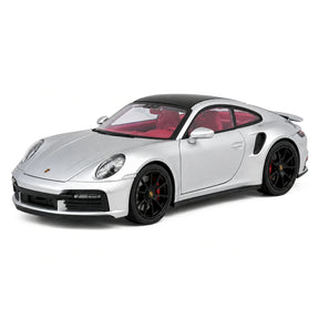 Porsche 2021 911 Turbo S zilver 1:24 – diecast displaymodel