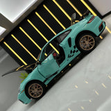Porsche 2021 911 Turbo S Tiffany blauw 1:24 – diecast displaymodel