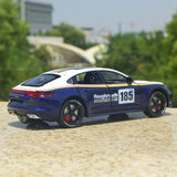 Porsche 2021 Panamera Turbo S blauw 1:24 – diecast displaymodel