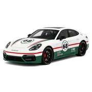 Porsche 2021 Panamera Turbo S groen 1:24 – modelauto van gegoten metaal voor presentatie