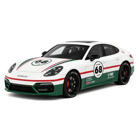 Porsche 2021 Panamera Turbo S groen 1:24 – diecast displaymodel