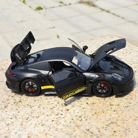 Porsche 2023 911 GT3 RS zwart 1:24 – diecast displaymodel