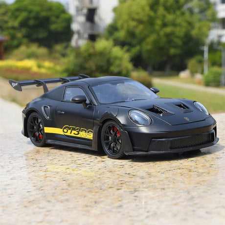 Porsche 2023 911 GT3 RS zwart 1:24 – diecast displaymodel