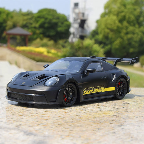 Porsche 2023 911 GT3 RS zwart 1:24 – diecast displaymodel