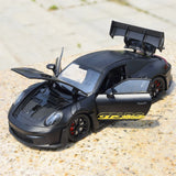Porsche 2023 911 GT3 RS zwart 1:24 – diecast displaymodel