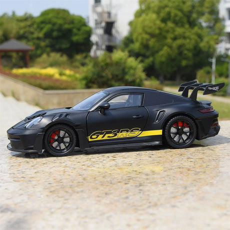 Porsche 2023 911 GT3 RS zwart 1:24 – diecast displaymodel