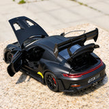 Porsche 2023 911 GT3 RS zwart 1:24 – diecast displaymodel