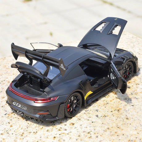 Porsche 2023 911 GT3 RS zwart 1:24 – diecast displaymodel