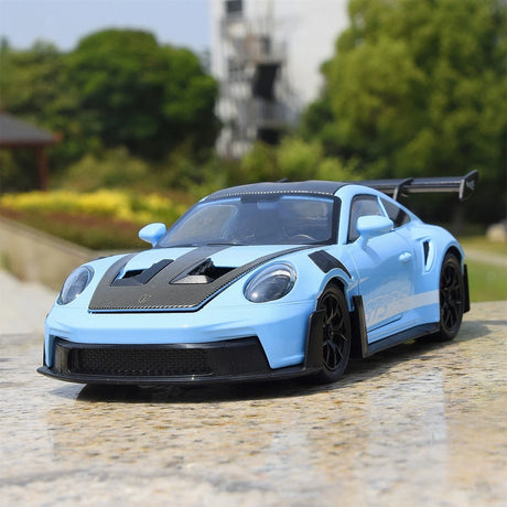 Porsche 2023 911 GT3 RS blauw 1:24 – diecast displaymodel