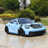 Porsche 2023 911 GT3 RS 블루 1:24 – 다이캐스트 디스플레이 모델 다이캐스트