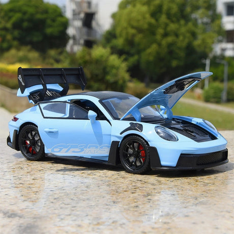 Porsche 2023 911 GT3 RS blauw 1:24 – diecast displaymodel