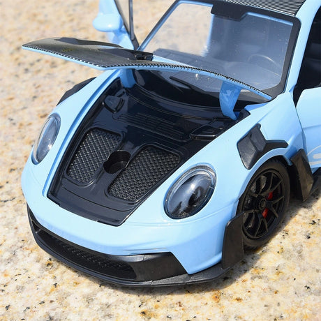 Porsche 2023 911 GT3 RS blauw 1:24 – diecast displaymodel