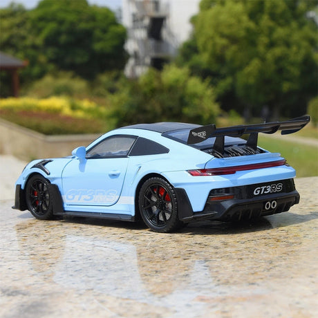 Porsche 2023 911 GT3 RS blauw 1:24 – diecast displaymodel