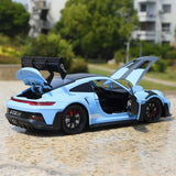 Porsche 2023 911 GT3 RS 블루 1:24 – 다이캐스트 디스플레이 모델 다이캐스트