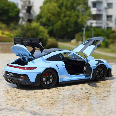 Porsche 2023 911 GT3 RS blauw 1:24 – diecast displaymodel