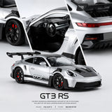 Porsche 2023 911 GT3 RS zilver 1:24 – diecast displaymodel