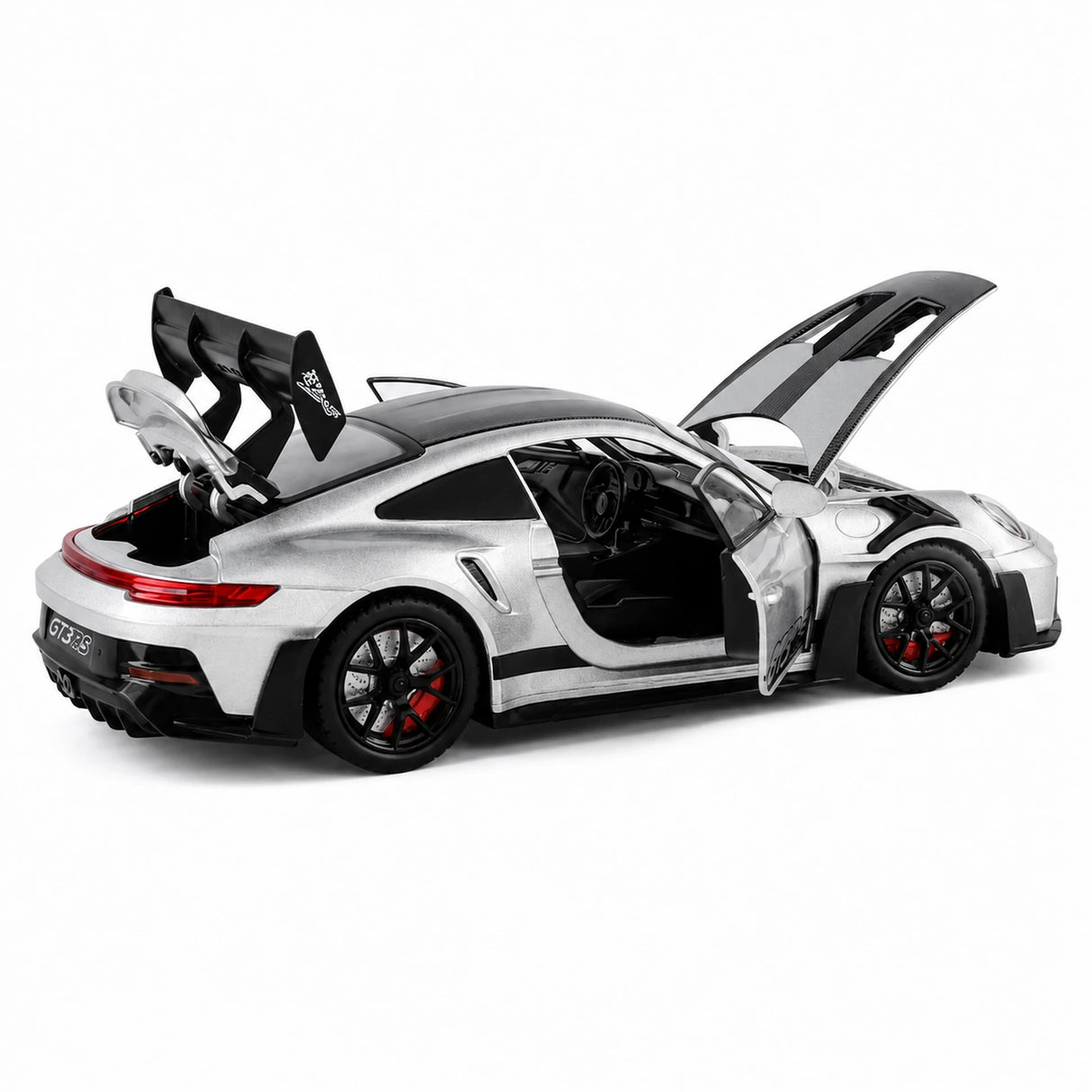 Porsche 2023 911 GT3 RS zilver 1:24 – diecast displaymodel