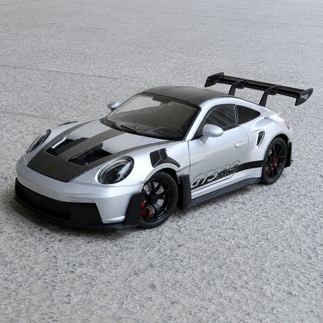 Porsche 2023 911 GT3 RS zilver 1:24 – diecast displaymodel