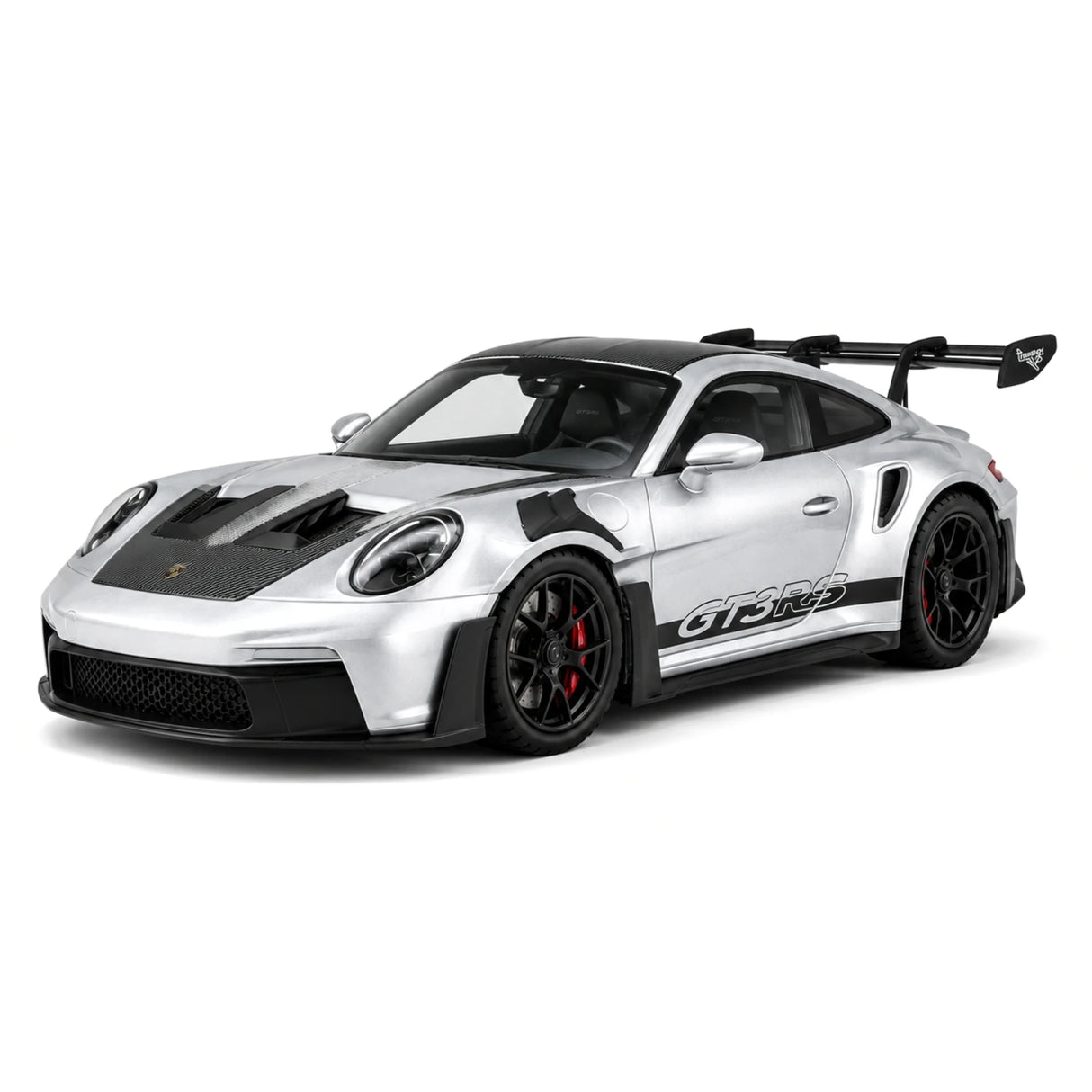 Porsche 2023 911 GT3 RS zilver 1:24 – diecast displaymodel