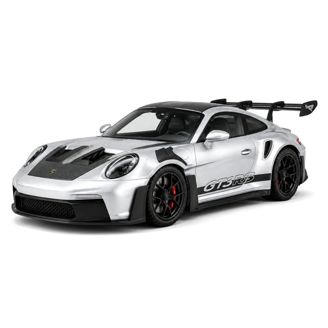Porsche 2023 911 GT3 RS zilver 1:24 – diecast displaymodel