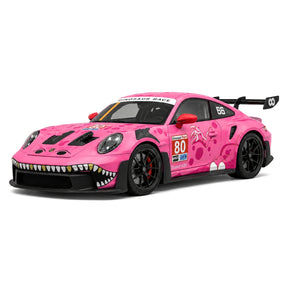Porsche 2023 911 GT3 RS T-Rex Livery roze #80 1:24 diecast displaymodel - aanzicht 10