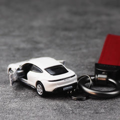 Porsche Taycan Turbo Keychain 1:64 Modellauto Keychain