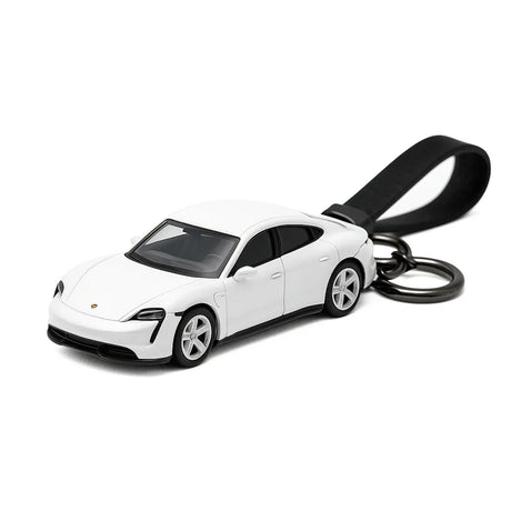 Porsche Taycan Turbo Keychain 1:64 Model Car Keychain