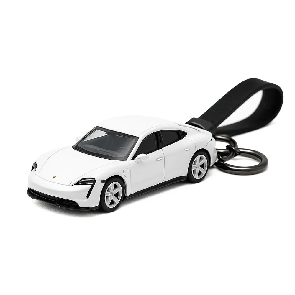 Porsche Taycan Turbo Keychain 1:64 Modellauto Keychain