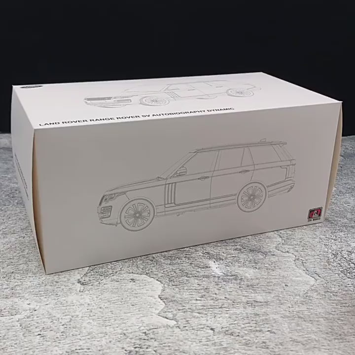 [LCD] 1:18 Land Rover 2020 Range Rover SVA White Model Car